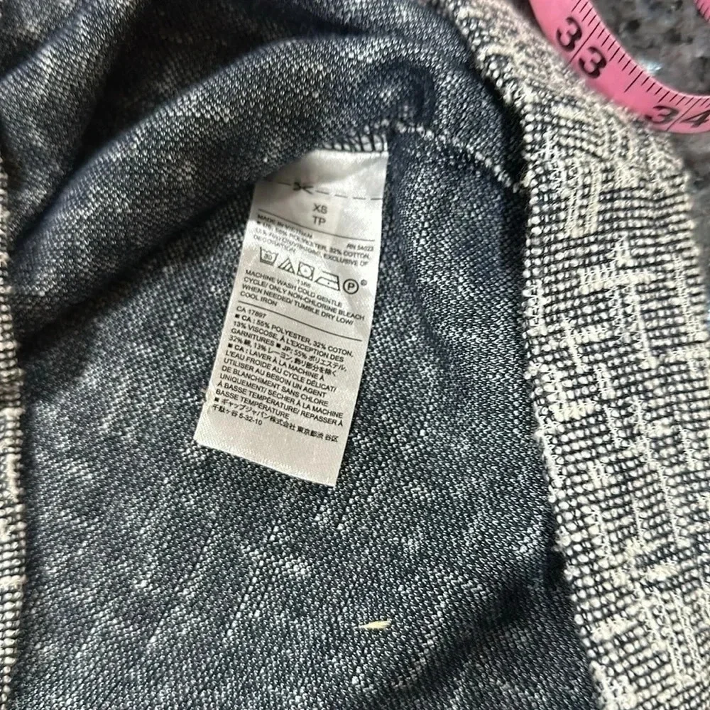 Banana Republic Women's Dark Navy & White Poly/ Cotton/Rayon
